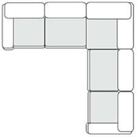 Evans - Contemporary Off-White Fabric Modular Sectional Sofa-5-Piece Sectional / VGKK-KF.8750-MOD-OFFWHT-5-Piece Sectional