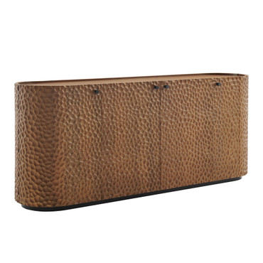 Aven 71.5 Inch Oval Chiseled Wood Sideboard Buffet Cabinet with Hammered Effect by Modway / EEI-7510