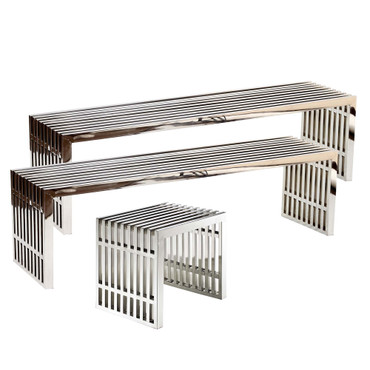 Gridiron Benches Set of 3 by Modway / EEI-867