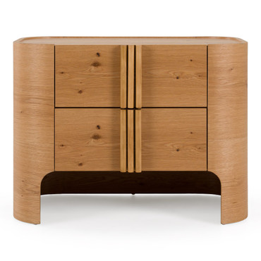 Newhart - Modern Natural Oak Nightstand / VGVC-N9012-OAK