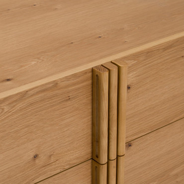 Newhart - Modern Natural Oak Chest / VGVC-J9012-5H-OAK