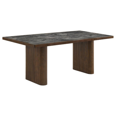 Parry 80-inch Smart Top Paladina Dining Table Dark Walnut / CS-193961