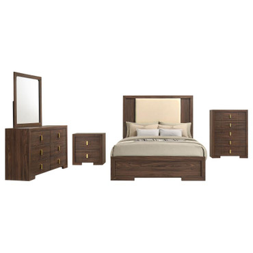 Etienne 5-piece Queen Bedroom Set Walnut / CS-225121Q-S5