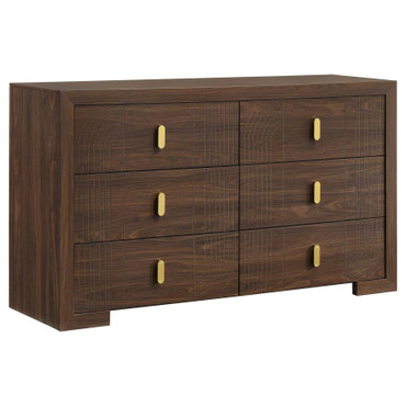 Etienne 6-drawer Bedroom Dresser Walnut / CS-225123