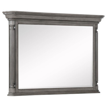 Cresswell Rectangular Dresser Mirror Weathered Taupe / CS-225144