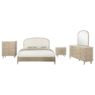 Lucaire 5-piece California King Bedroom Set Sandstone / CS-225181KW-S5