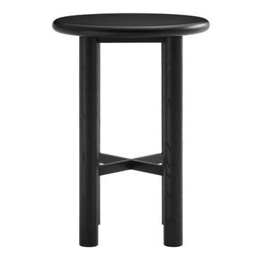 Alvia Round 30" Oak Wood Bar Table by Modway / EEI-7545