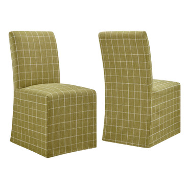 Aster Linen Cotton Blend Slipcovered Dining Chairs Set of 2 by Modway / EEI-7761