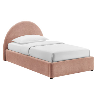 Resort Twin Arched Upholstered Fabric Storage Platform Bed Frame by Modway / MOD-7344