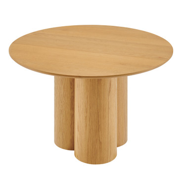 Renwick 47 Inch Oak Veneer Round Pedestal Dining Table by Modway / EEI-7616