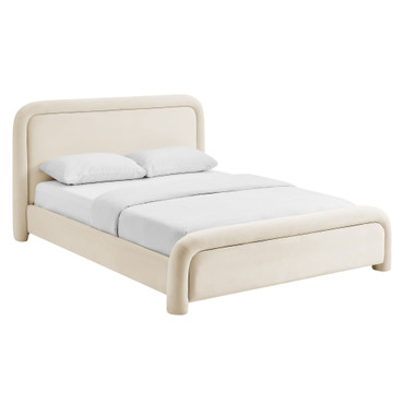 Beck Queen Performance Velvet Platform Bed by Modway / MOD-7382