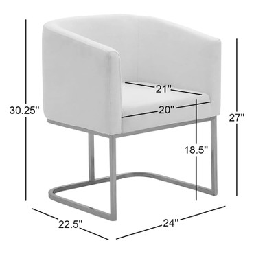 Yukon Modern Black Velvet & Gold Dining Chair / VGVCB8362-BLKGLD
