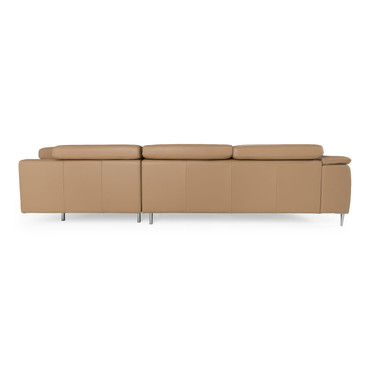 Viola - Italian Contemporary Deserto Leather Right Facing Sectional Sofa / VGDTVIOLA-DES-RAF