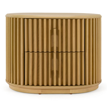 Kayce - Modern Natural Oak Nightstand / VGWD-BR-BS-OAK