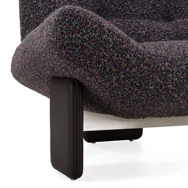 Crowley - Modern Grey Multi-Color Fabric Accent Chair / VGEV-WSO15-GRY