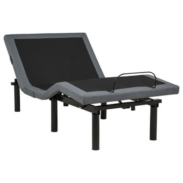 Weston Twin Dual-Motor Massage Adjustable Bed Base in Black and Grey / CS-350165T
