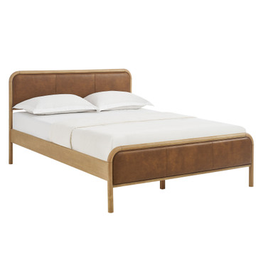 Wexford Vegan Leather Full Platform Bed by Modway / MOD-7391