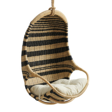 Carlo Two-Tone Woven Natural Rattan Hanging Chair by Modway / EEI-7934