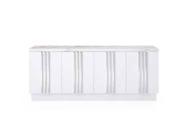 Kingsley Modern Marble & Stainless Steel Buffet / VGVCG8933-STL