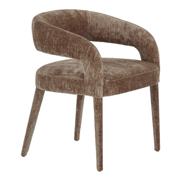 Parisa - Modern Brown Fabric Dining Chair (Set of 2) / VGOD-ZW-23080-BRN