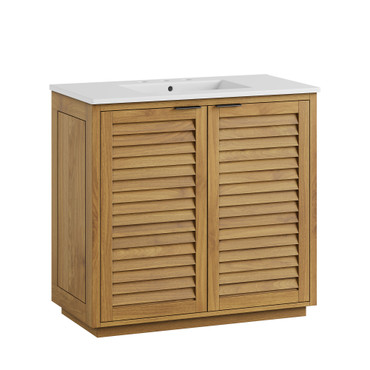 Tavira 36 Inch Shutter-Style Bathroom Vanity by Modway / EEI-7822