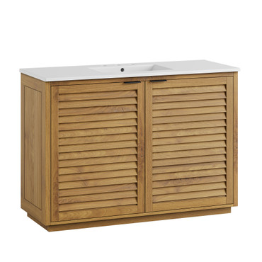 Tavira 48 Inch Shutter-Style Bathroom Vanity by Modway / EEI-7824