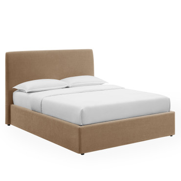 Pemberly Linen Blend Slipcovered King Size Storage Bed by Modway / MOD-7407