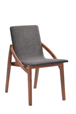 Jett - Mid-Century Grey Fabric Dining Chair (Set of 2) / VGMAMI-320-ESP