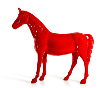 Modrest Red Full Size Horse Sculpture / VGTHSV-001-RED