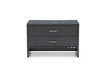 Modrest Wales Modern Grey Ash 2-Drawer Nightstand / VGVCN8910-2