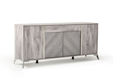 Nova Domus Alexa Italian Modern Grey Buffet / VGACALEXA-BUF
