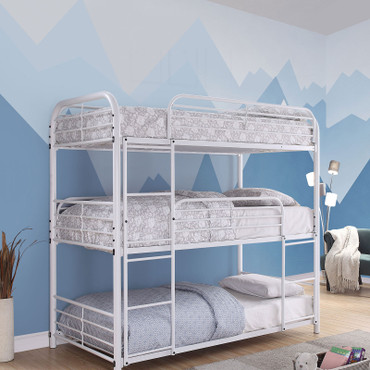 OPAL Twin Triple Decker Bed / CM-BK937WH