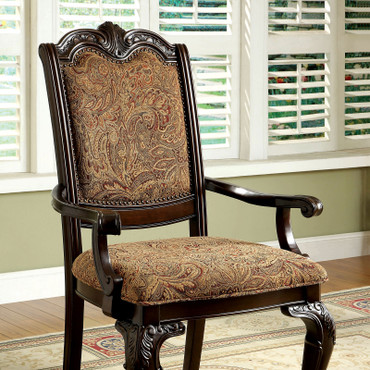 BELLAGIO Fabric Arm Chair (2/CTN) / CM3319F-AC-2PK