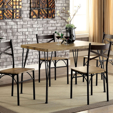 BANBURY 5 Pc. 43" Dining Table Set, Gray / CM3279T-43-5PK