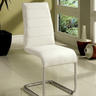 MAUNA Side Chair, White (2/CTN) / CM8371WH-SC-2PK