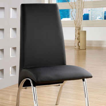 GLENVIEW Side Chair (2/CTN) / CM8370BK-SC-2PK