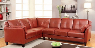 PEEVER Sectional, Mahogany Red (K/D) / CM6268RD-SET