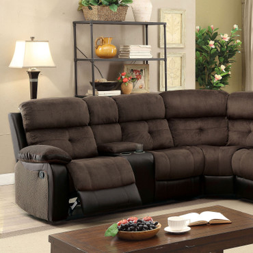 HADLEY Sectional w/ 2 Consoles / CM6871-SECTIONAL