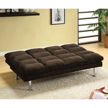 SARATOGA Microfiber Futon Sofa Espresso / CM2902EX-CA