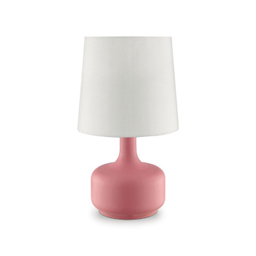 FARAH 17"H Matte Pink Table Lamp / L9819PK