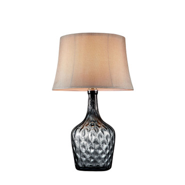 JANA 30"H Gray Glass Table Lamp / L9702