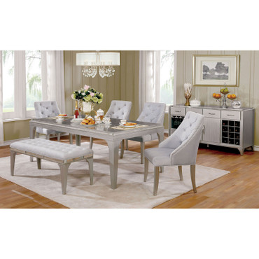 DIOCLES 6 Pc. Dining Table Set w/ Bench / CM3020T-6PC