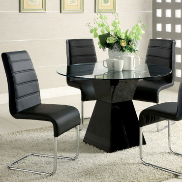 MAUNA 5 Pc. Dining Table Set / CM8371BK-T-5PC