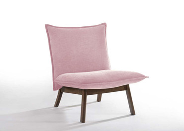 Modrest Gardner - Modern Pink Accent Chair / VGMA-MI-734-1
