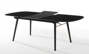 Modrest Addax - Modern Black Extendable Dining Table / VGMAMIT-8109