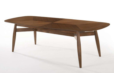 Modrest Ackley - Modern Walnut Rectangular Dining Table / VGMAMIT-8117