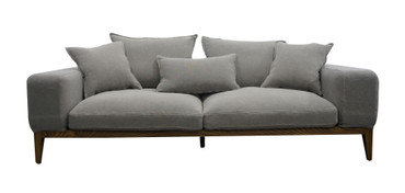 Divani Casa Corina - Modern Grey Fabric Sofa / VGUIMY694