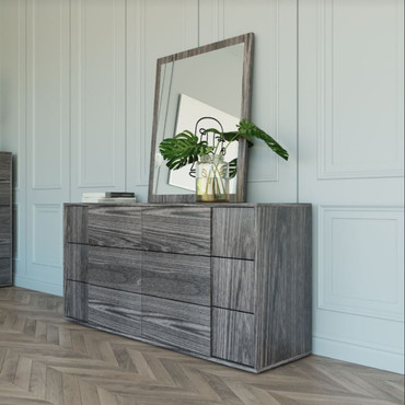 Nova Domus Asus - Italian Modern Elm Grey Dresser / VGACASUS-DRS-GRY-1