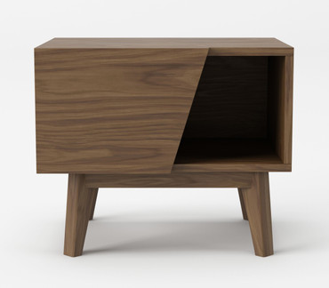 Modrest Abelard - Mid-century Walnut Nightstand / VGBBMB1707-NS