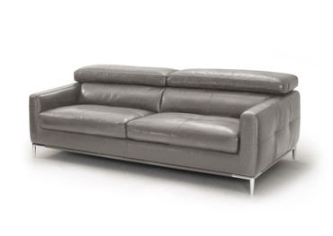 Divani Casa Natalia - Modern Dark Grey Leather Sofa / VGKK1281X-DKGRY-S
